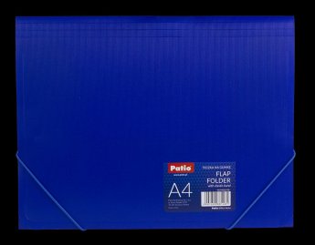 Mape ar gumiju PATIO, 0.45 mm, A4 formāts, zila