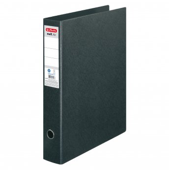 Mape reģistru HERLITZ maX.file, kartona, A3, 7,5 cm, melna