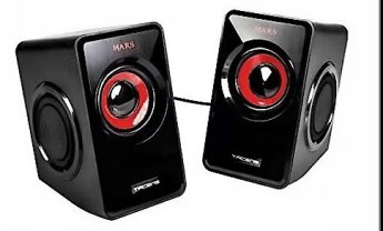 Mars Gaming MS1 Stereo Multimedia Desktop Speakers / 2x 5W / 3.5mm Audio / USB Power
