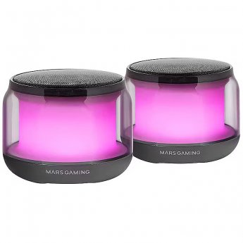 Mars Gaming MSAURA USB DSP Stereo PC Speaker 15W / RGB / Bluetooth 5.3
