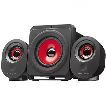 Mars Gaming MSX Bluetooth Audio System 2.1 Speakers with Subwoofer / USB / MicroSD / AUX / Radio / Black