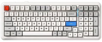 Mchose Klawiatura gamingowa Mchose K99 MCHOSE Icy Creamsicle bezprzewodowa mechaniczna podświetlana biała