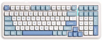 Mchose Klawiatura gamingowa Mchose K99 MCHOSE Icy Creamsicle bezprzewodowa mechaniczna podświetlana niebieski