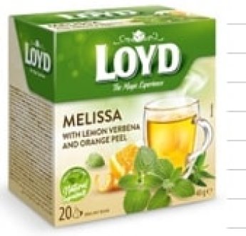 Melisas tēja LOYD Pyramids HERBAL citronu un apel.20x1,5g