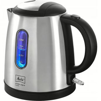 Melitta Prime Aqua mini Top, Black/Stainless steel