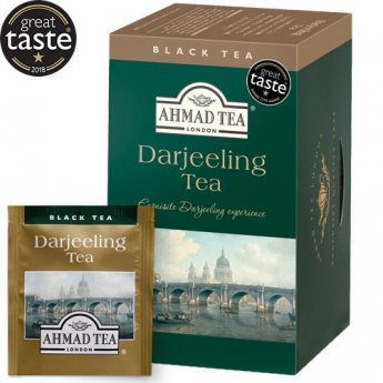 Melnā tēja AHMAD Alu DARJEELING, 20 maisiņi x 2 g paciņā