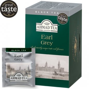Melnā tēja AHMAD ALU EARL GREY, 20 maisiņi x 2 g paciņā