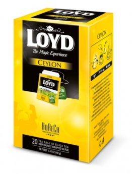 Melnā tēja LOYD Ceylon FS  20 maisiņi x 2 g paciņā