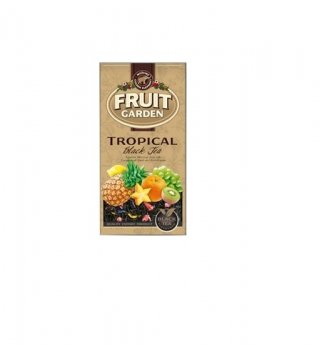 Melnā tēja MOŽUMS Fruit Garden Tropical, beramā, 80 g