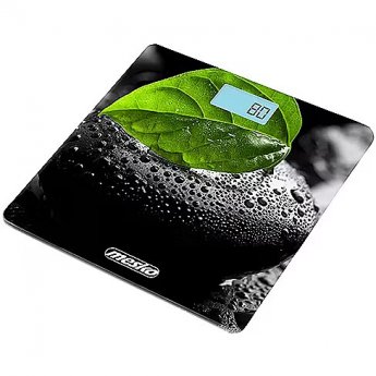 Mesko Bathroom scales MS 8149 Maximum weight (capacity) 150 kg, Accuracy 100 g, Black/ green
