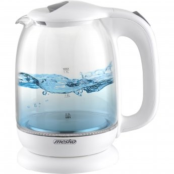 Mesko MS 1302w, White/Glass 