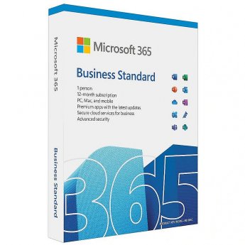 Microsoft 365 Business Standard, English, 1 year subscription