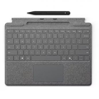 Microsoft Surface Pro mit Stiftaufbewahrung, platin, DE