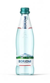 Minerālūdens BORJOMI Dabīgais, stiklā, 0.33l