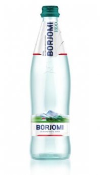 Minerālūdens BORJOMI, stiklā, 0.5 l