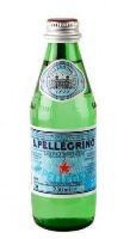 Minerālūdens S.PELLEGRINO gāzēts, stiklā, 0.25 l