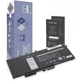 Mitsu Battery GJKNX for Dell Latitude 5280 5480 5490 5590 8500mAh 8500 mAh (64.6 Wh) 7.6V (7.4V)