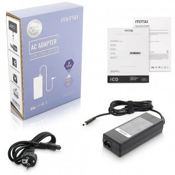Mitsu notebook charger mitsu 19v 4.74a (4.5x3.0 pin) - asus