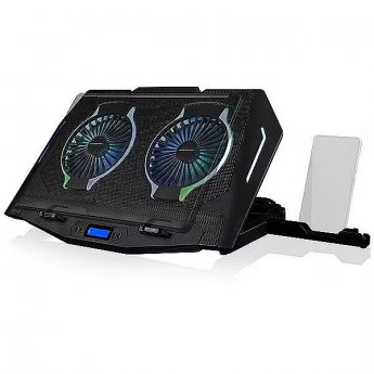 Modecom Podstawka chłodząca pod laptopa CF21 RGB SILENT FAN Czarna