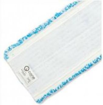 MOP lupata Velcro ar līplenti 100g, 13.5x40cm zila, sausai un mitrai uzkopšanai
