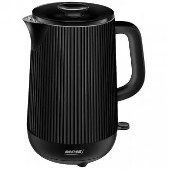 MPM Electric kettle double walls 1,7L black MCZ-115/C