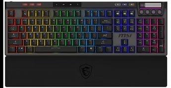 MSI Klawiatura gamingowa Strike Pro W Silent US