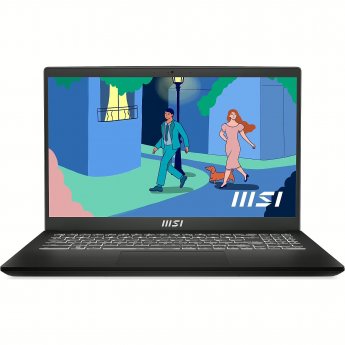 MSI Modern 15 B12MO-640PL Classic Black, 15.6" FHD IPS, Core i5-1235U, 16GB, 512GB SSD, Windows 11 Home