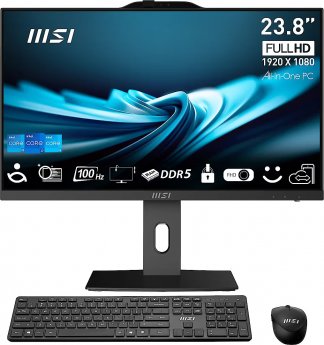 MSI PRO AP242P 14M-1096XEU Intel Core i7-14700 23.8inch FHD 16GB 1TB SSD WiFi+BT Keyboard+Mouse NOOS 3Y Black