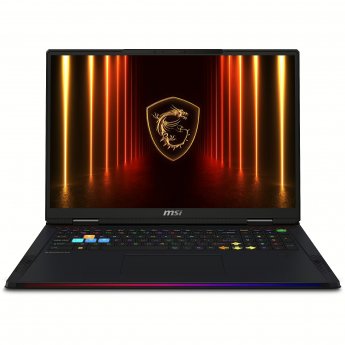 MSI Raider 18 HX AI A2XWJG-232NL Core Black, 18" WQUXGA MiniLED 120Hz, Core Ultra 9 285HX, 64GB, 2TB + 2TB SSD, GeForce RTX 5090 24GB (DLSS 4), Windows 11 Home