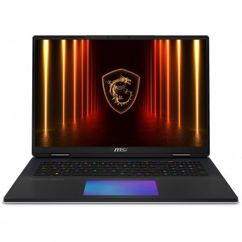 MSI Titan 18 HX AI A2XWJG-492NL Core Black, 18" WQUXGA MiniLED 120Hz, Core Ultra 9 285HX, 64GB, 6TB SSD, GeForce RTX 5090 24GB (DLSS 4), Windows 11 Pro