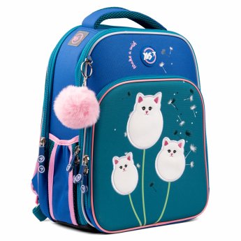 Mugursoma ar cietu rāmi YES S-78 Dandelion Cats