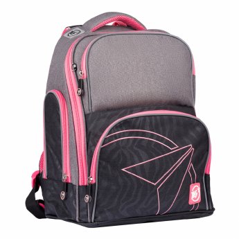 Mugursoma YES S-30 Juno Max Yes style, pelēka/melna