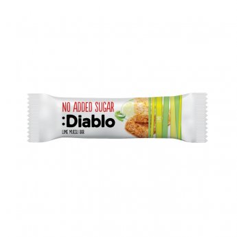 Musli batoniņš DIABLO, ar laimu, bez cukura, 30g