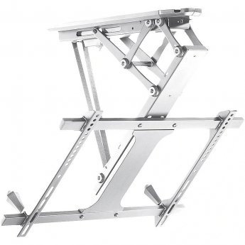 myWall Folding Ceiling Motorized Bracket for LCD TV, 32-70", control with RF remote/Smart Home app