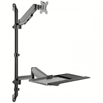 myWall Monitor wall mount with keyboard shelf, 17-32"