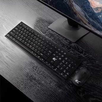 Nano Rs NanoRS Wireless Keyboard and Mouse Combo with Ergonomic Design – RS580 for Smooth and Efficient Use