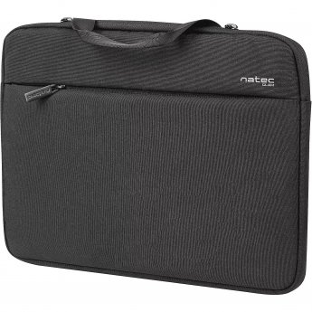 Natec Clam Laptop sleeve, 15.6", Black