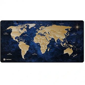 Natec MOUSE PAD WOLRD DEEP BLUE 800X400