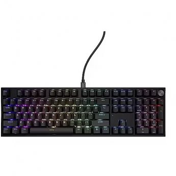 Natec Thor 404 czarna RGB Outemu Peach Silent