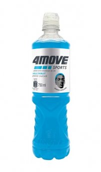 Negāzēts dzēriens 4 MOVE Zero Multiaugļu, PET, 0.75l