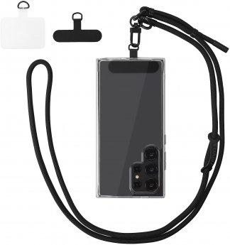 Nevox mobile phone strap / mobile phone chain universal (black)