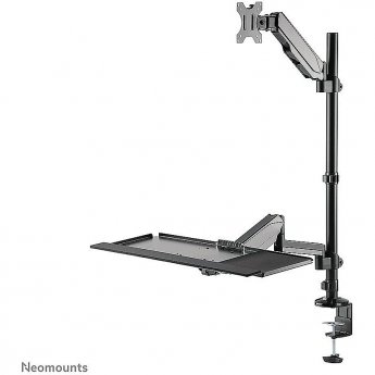 Newstar Desk mounted sit-stand workstation, 17-32"