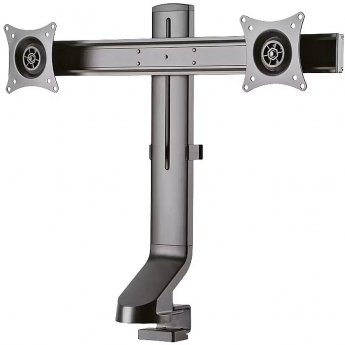 Newstar Desk Stand for 2 screens, height adjustable, 10-27"