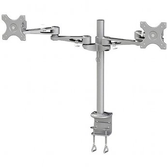 Newstar Full Motion desk monitor arm for 2 monitors, 10-27"