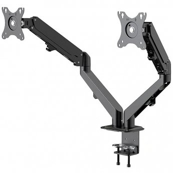 Newstar Full motion desk monitor arm for 2 screens, 17-27"