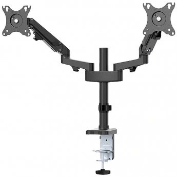 Newstar Full motion desk monitor arm for 2 screens, 17-27"