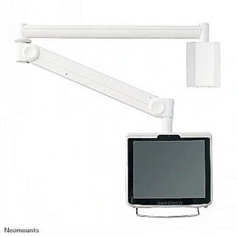 Newstar MEDICAL FLAT SCREEN WALL MOUNT (162 CM LONG/170 CM HIGH) 10-24" WHITE
