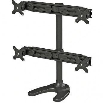 Newstar Quad Desk Stand, 19-30"