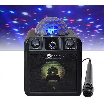 N-Gear | Portable Bluetooth and Disco Karaoke Speaker | The Disco Block 410 | 50 W | Bluetooth | Black | Wireless connection