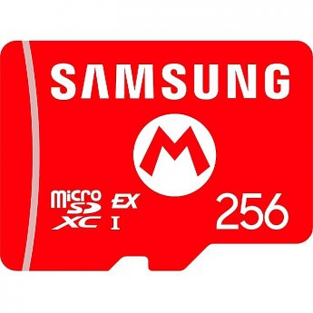 Nintendo SAMSUNG Nintendo Switch 2 mircoSD Express Card 256 GB, memory card in Mario design